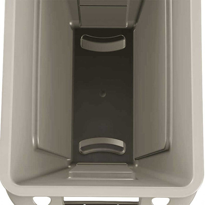 Rubbermaid Commercial Products Slim Jim 87L Grey PE Waste Bin