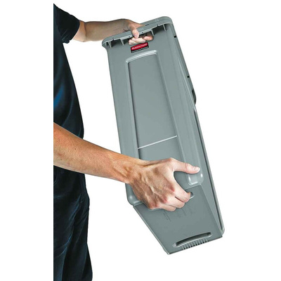 Rubbermaid Commercial Products Slim Jim 87L Grey PE Waste Bin
