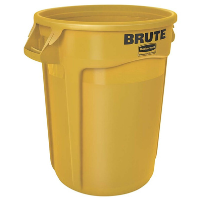 Rubbermaid Commercial Products Brute 121L Yellow PE Waste Bin