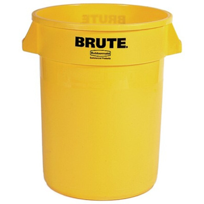 Rubbermaid Commercial Products Brute 121L Yellow PE Waste Bin