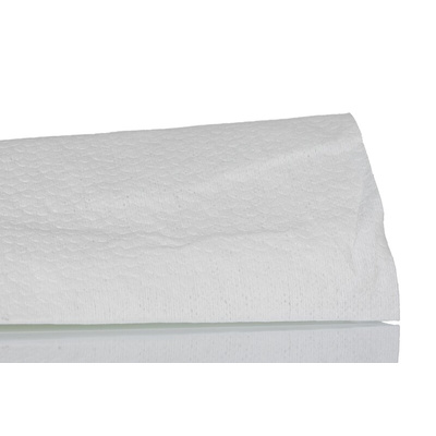 RS PRO White Cloths for Industrial Cleaning, Wet/Dry Use, Box of 120, 425 x 230mm, Single Use