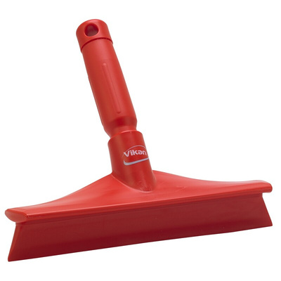 Vikan Red Squeegee, 104mm x 245mm x 50mm, for Food Preparation Surfaces