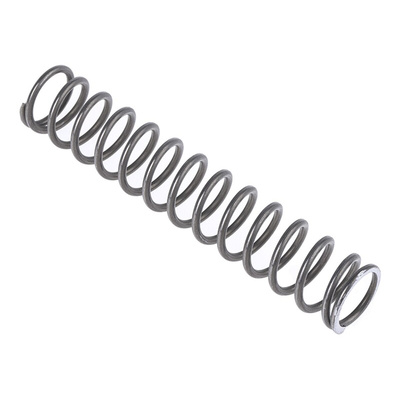 RS PRO Alloy Steel Compression Spring, 98mm x 18mm, 3.19N/mm