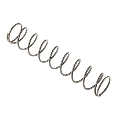 RS PRO Alloy Steel Compression Spring, 135mm x 27mm, 1.23N/mm