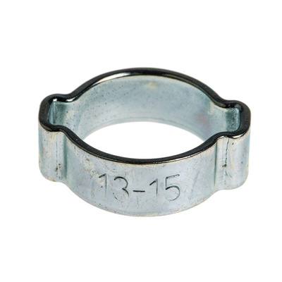 RS PRO Steel O Clip, 7.5mm Band Width, 13 → 15mm ID