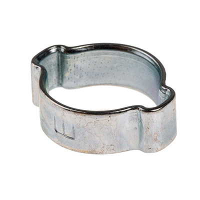 RS PRO Steel O Clip, 7.5mm Band Width, 13 → 15mm ID