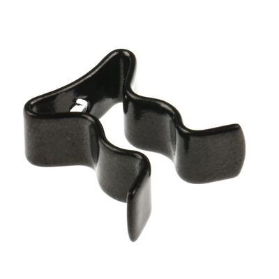 RS PRO 6.35mm Steel Spring Clip, 13.49mm x 6.35mm x 15.08mm, 8BA