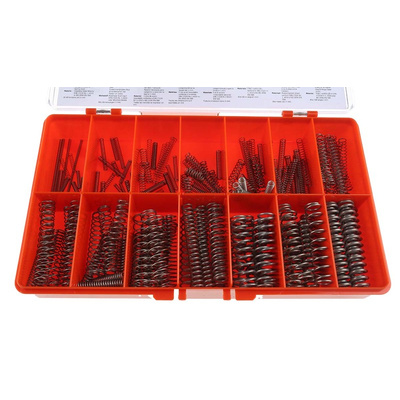 RS PRO Stainless Steel Compression Spring Kit, 180 Springs