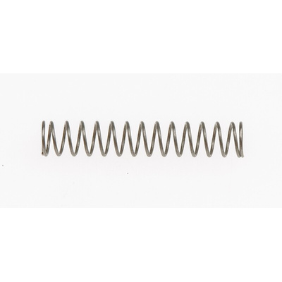 RS PRO Stainless Steel Compression Spring, 15.7mm x 2.75mm, 0.18N/mm
