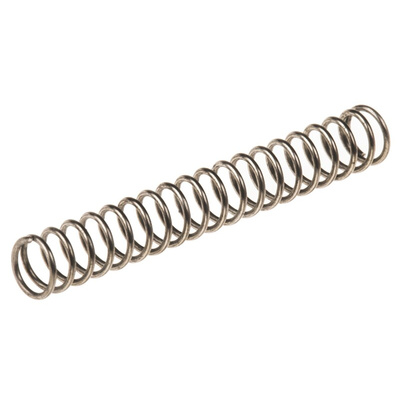 RS PRO Stainless Steel Compression Spring, 20.6mm x 2.82mm, 0.32N/mm