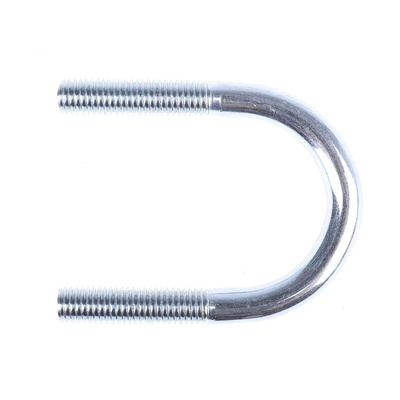 M10 45mm Bright Zinc Plated Steel Round U-Bolt