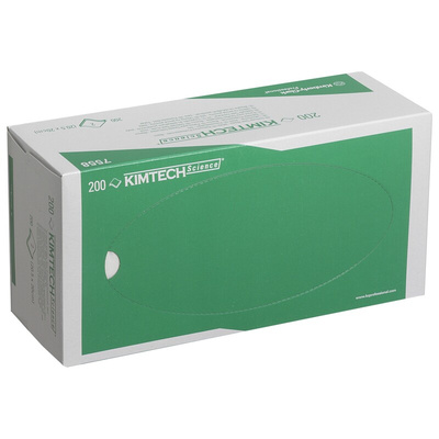 Kimberly Clark KIMTECH Science Dry Cleanroom Wipes, Box of 200
