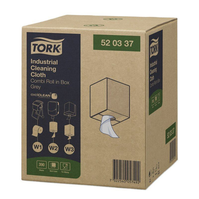 Tork Dry Industrial Wipes, Centrefeed of 1