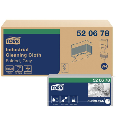 Tork Dry Industrial Wipes, Pack of 120