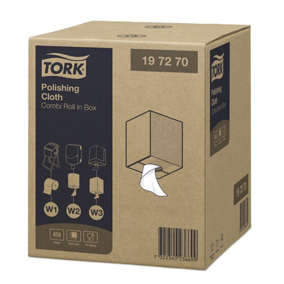 Tork Dry Polishing Wipes, Roll of 1