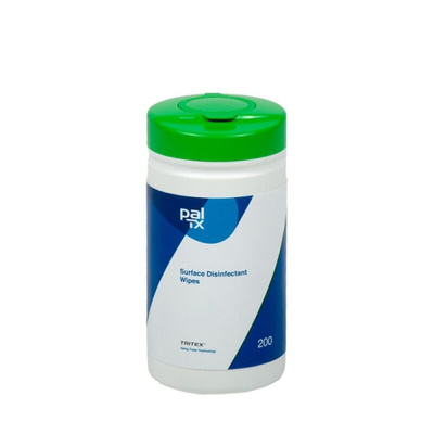 PAL TX Wet Disinfectant Wipes, Dispenser Box of 200