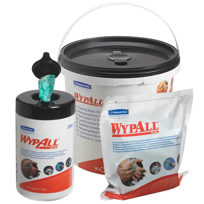 Kimberly Clark WypAll Wet Industrial Wipes, Dispenser Box of 50