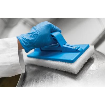 Vikan White Scourer 245mm x 115mm x 25mm, for Industrial Cleaning Use