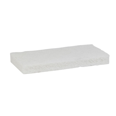 Vikan White Scourer 245mm x 115mm x 25mm, for Industrial Cleaning Use