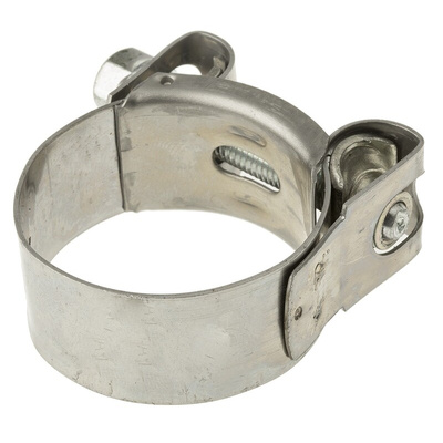 RS PRO Stainless Steel, Zinc-Plated Steel (Bolt) Bolt Head Bolt Drive, 20mm Band Width, 37 → 40mm ID