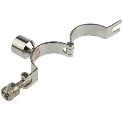 RS PRO Stainless Steel Silver Hinged Pipe Clamp, 1/2 in BSP