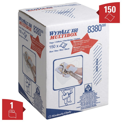 Kimberly Clark WypAll Dry Cleaning Wipes, Box of 150