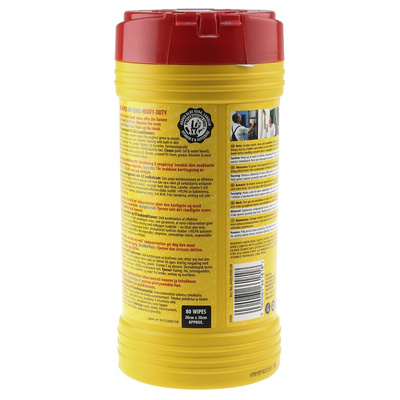 Big Wipes HEAVY DUTY PRO+ Wet Disinfectant Wipes, Dispenser Box of 80