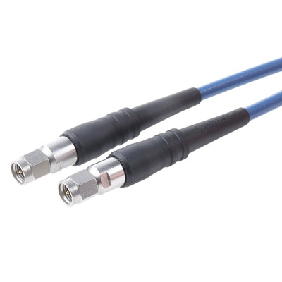 Huber & Suhner Blue Coaxial Cable