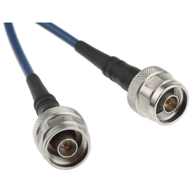 Huber & Suhner Male N to Male N Coaxial Cable, 50 Ω