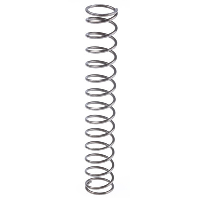 RS PRO Alloy Steel Compression Spring, 110mm x 17.6mm, 1.3N/mm