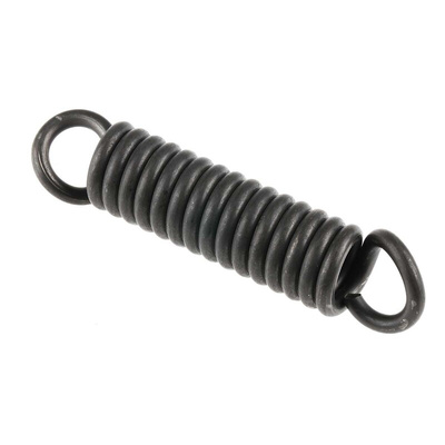 RS PRO Steel Extension Spring, 109mm x 25mm
