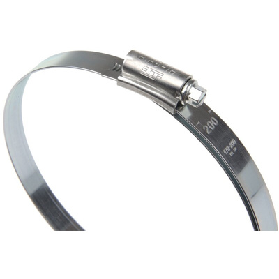 HI-GRIP Steel Slotted Hex Worm Drive, 13mm Band Width, 170 → 200mm ID