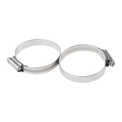 HI-GRIP Stainless Steel Slotted Hex Worm Drive, 13mm Band Width, 55 → 70mm ID