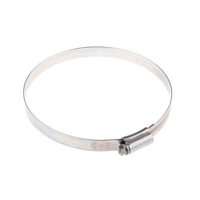 HI-GRIP Stainless Steel Slotted Hex Worm Drive, 13mm Band Width, 110 → 140mm ID