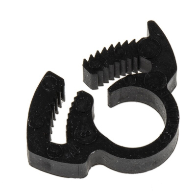 RS PRO Nylon Snap Grip Hose Clamp, 4.5mm Band Width, 6.5 → 8.1mm ID