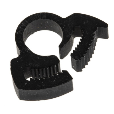 RS PRO Nylon Snap Grip Hose Clamp, 4.5mm Band Width, 6.5 → 8.1mm ID