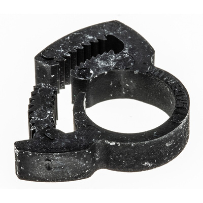 RS PRO Nylon Snap Grip Hose Clamp, 4.6mm Band Width, 7.9 → 9.6mm ID
