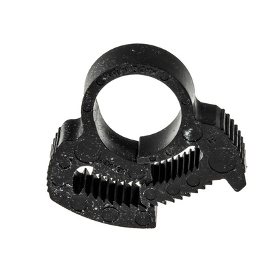 RS PRO Nylon Snap Grip Hose Clamp, 5.8mm Band Width, 10.2 → 12.3mm ID