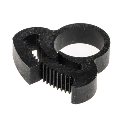 RS PRO Nylon Snap Grip Hose Clamp, 6.4mm Band Width, 11.1 → 13.4mm ID