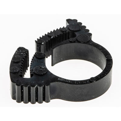 RS PRO Nylon Snap Grip Hose Clamp, 7.1mm Band Width, 15 → 17.8mm ID