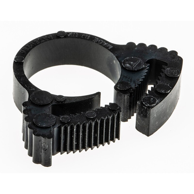 RS PRO Nylon Snap Grip Hose Clamp, 7.1mm Band Width, 15 → 17.8mm ID