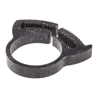 RS PRO Nylon Snap Grip Hose Clamp, 6.4mm Band Width, 20.3 → 23.7mm ID