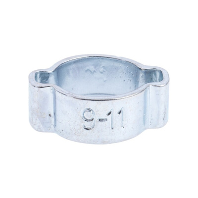 RS PRO Steel O Clip, 7mm Band Width, 9 → 11mm ID