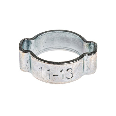 RS PRO Steel O Clip, 7mm Band Width, 11 → 13mm ID