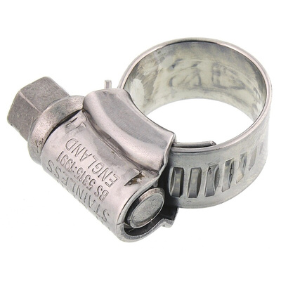 HI-GRIP Stainless Steel Slotted Hex Worm Drive, 9mm Band Width, 9.5 → 12mm ID