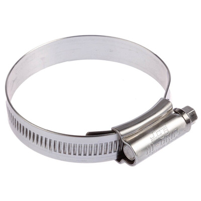 HI-GRIP Stainless Steel Slotted Hex Worm Drive, 13mm Band Width, 45 → 60mm ID