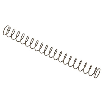RS PRO Alloy Steel Compression Spring, 53mm x 5.4mm, 0.11N/mm