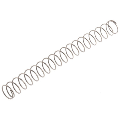 RS PRO Alloy Steel Compression Spring, 80.5mm x 8.63mm, 0.17N/mm