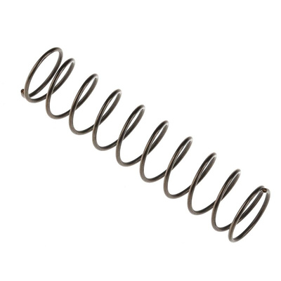 RS PRO Alloy Steel Compression Spring, 45.5mm x 10.8mm, 0.49N/mm