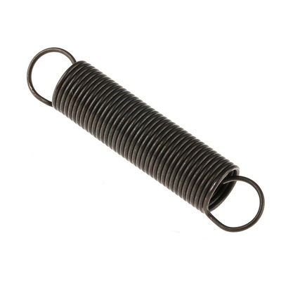 RS PRO Steel Extension Spring, 50mm x 10mm
